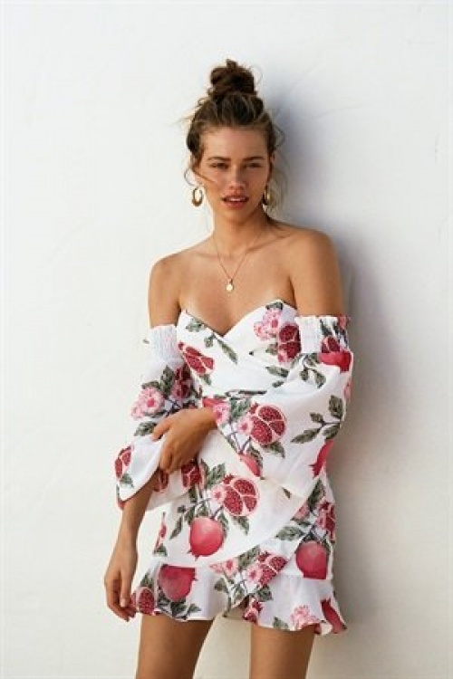 Sabo Skirt - Robe Pomegranate