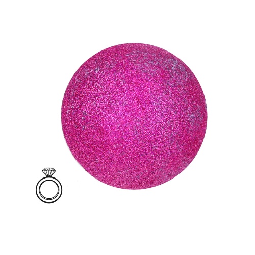 JewelBath - Boule de Bain Glamorous in Pink avec Bijou Surprise