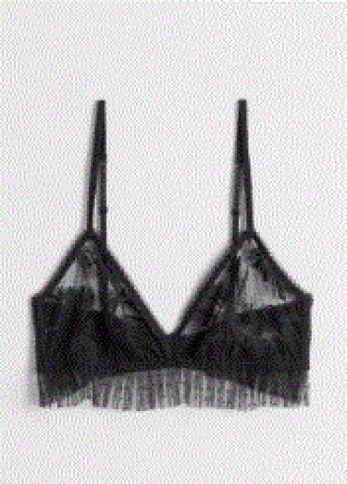 Other stories - flower lace triangle bra