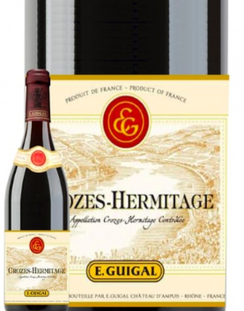 E.Guigal - 6 bouteilles de vin rouge Crozes Hermitage (2015) 