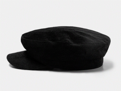 Zara - casquette de marin en velours côleté