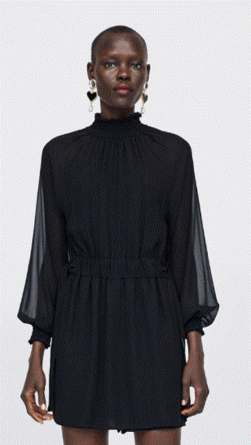 Zara - Combinaison robe à noeud
