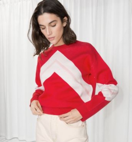 & Other Stories - Sweat-shirt rouge