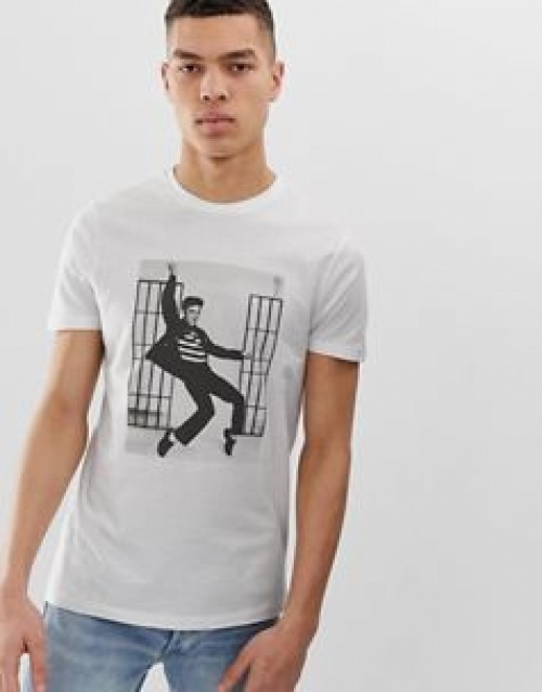 ASOS DESIGN - Elvis - T-shirt avec imprimé photo
