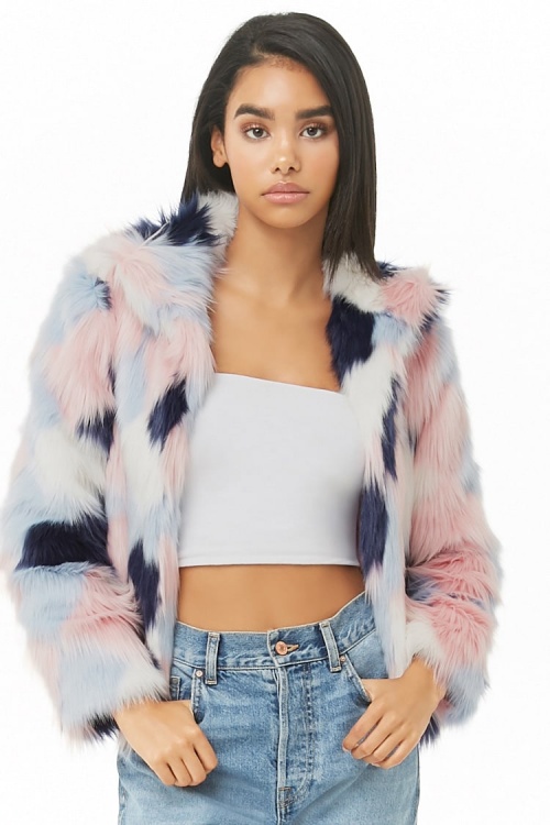 Forever 21 - Fausse fourrure pastel