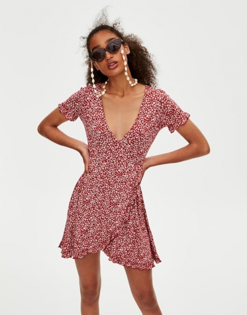 Pull & Bear - Robe portefeuille