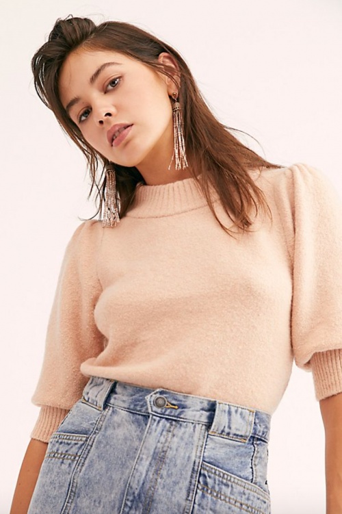 Free People - Pull manches courtes