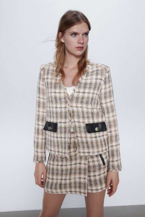 Zara - Veste en tweed 