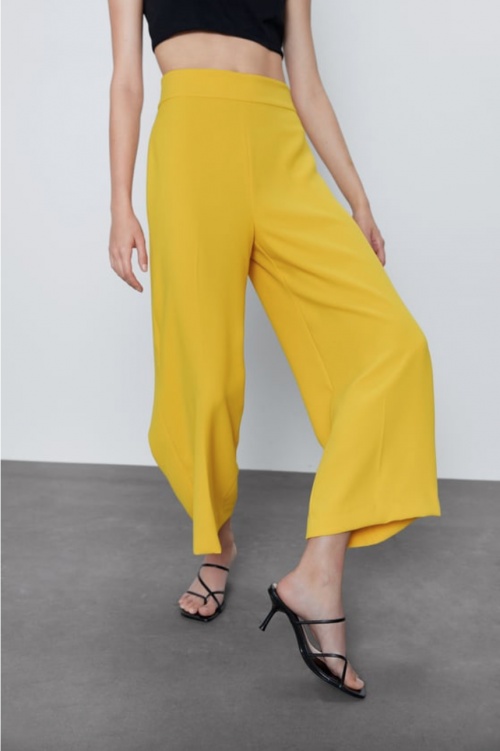 Zara - Pantalon taille haute 