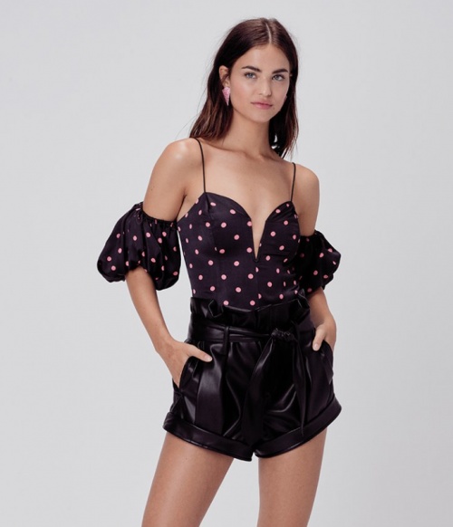 for Love & Lemons - Top manches bouffantes 