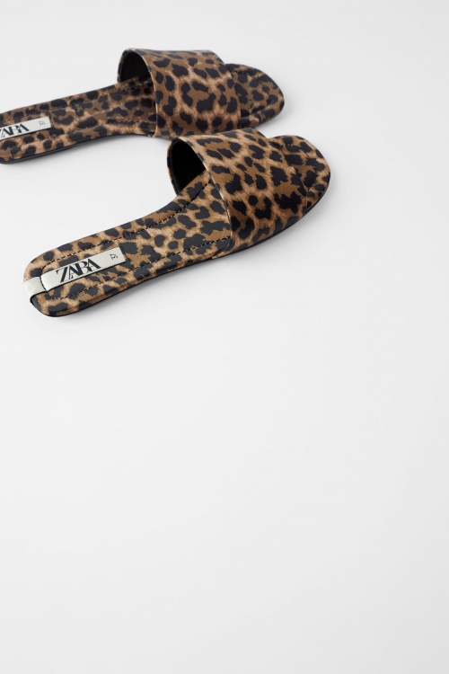 Zara - Sandales léopard