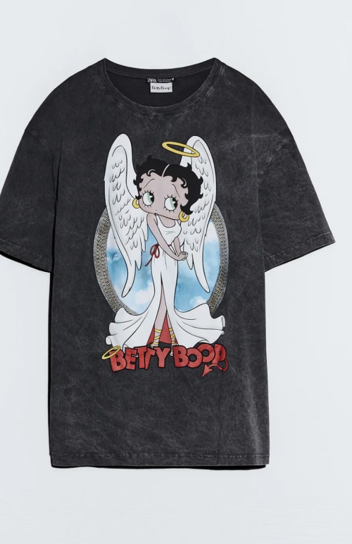 Zara - T-shirt Betty Boop
