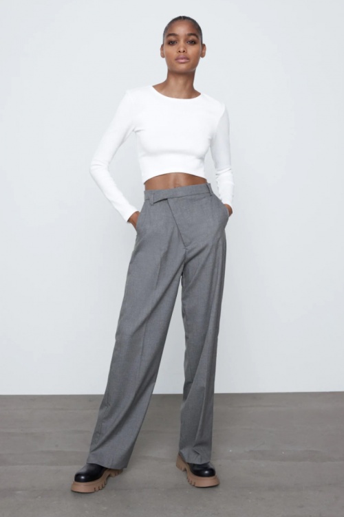 Zara - Pantalon asymétrique