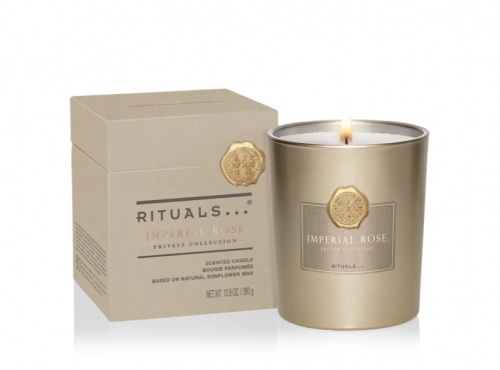 Rituals - Private Collection - Imperial Rose - élégante bougie parfumée - 360 g