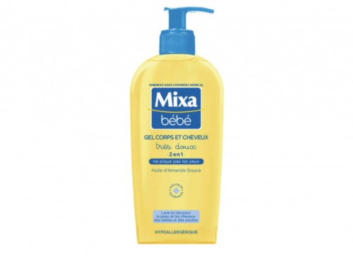 Mixa Bebe - Gel Très Doux 2 en 1 Corps et Cheveux
