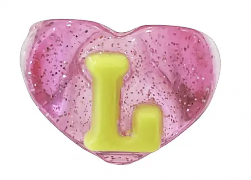 Bonbon Whims - Hot Pink Glitter Lucky Ring