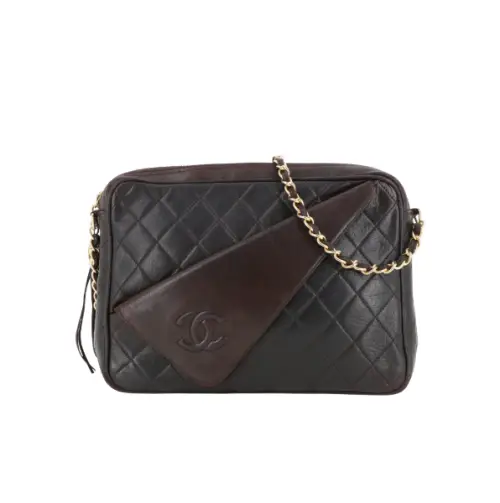 Chanel sur MonogramParis.com - Sac vintage en cuir lisse