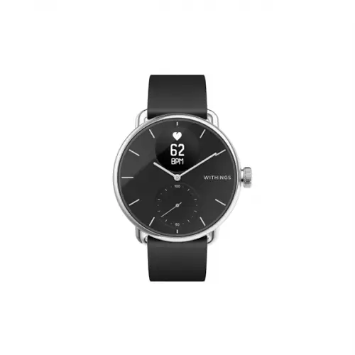 WITHINGS - Montre ScanWatch Black & Silver