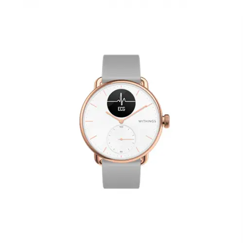 WITHINGS - Montre ScanWatch White & Rose