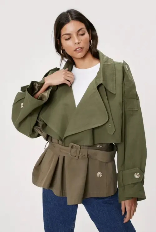 Nasty Gal - Trench oversize court