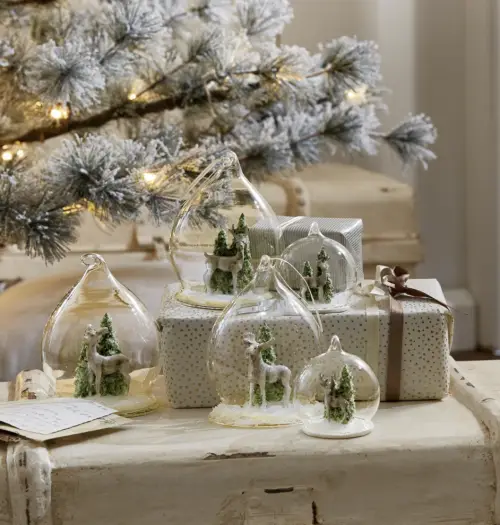 Loberon - Lot de 5 décorations de Noël Winterforest
