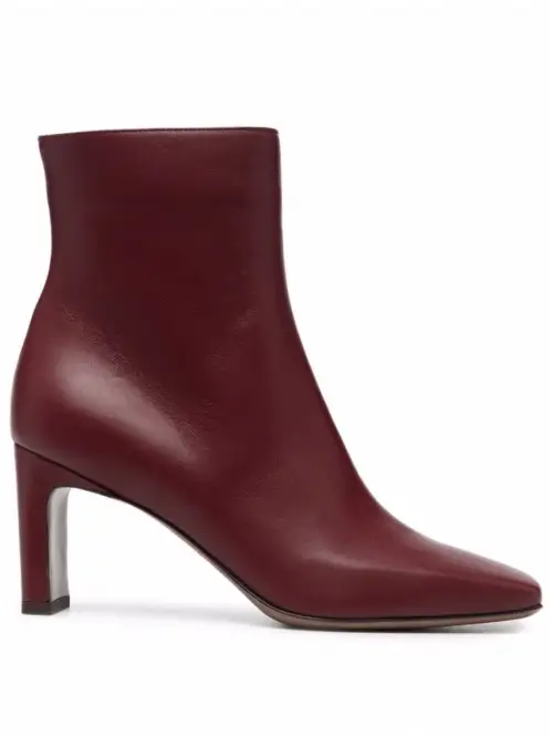 Farfetch - Square-toe leather ankle boots