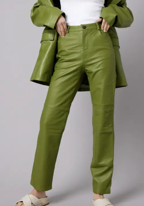 Zeffon - Pantalon en cuir 