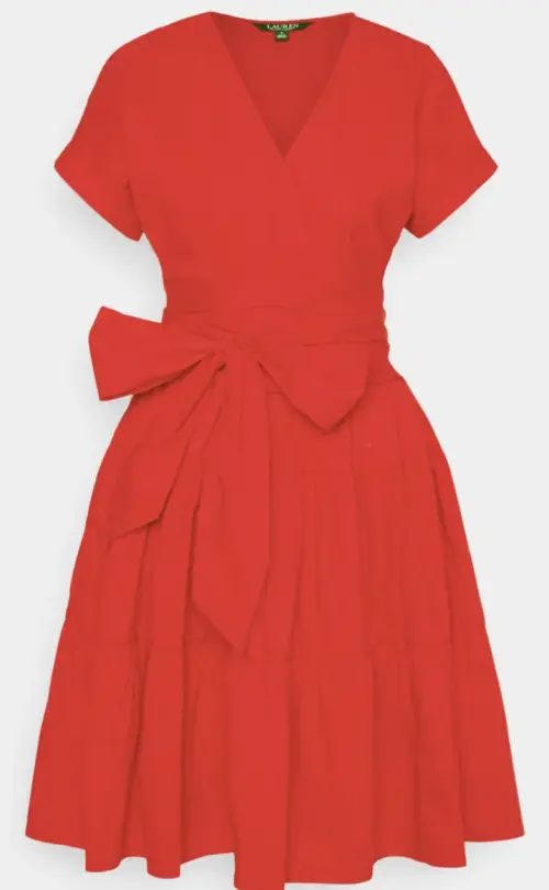 Lauren Ralph Lauren - Jilarta Short Sleeve Day Dress SHORT SLEEVE DAY DRESS