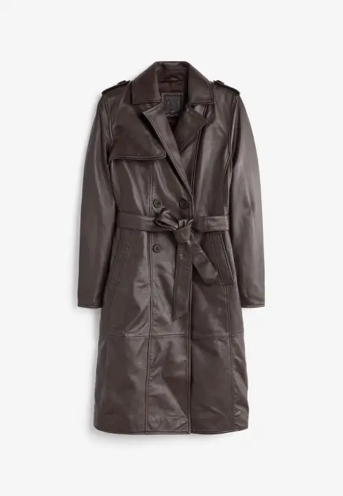 NEXT - Trench cuir marron