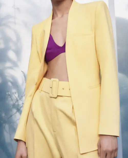 Zara - Blazer jaune 