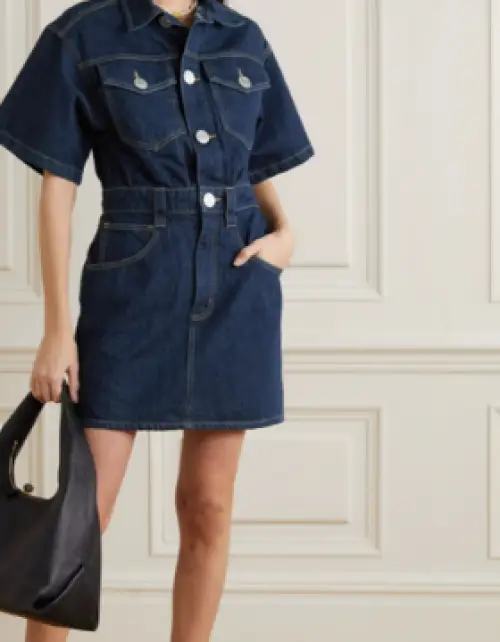 Frame - Mini-robe en jean