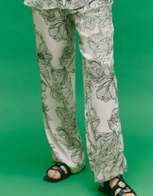 H&M - pantalon ample à motifs 