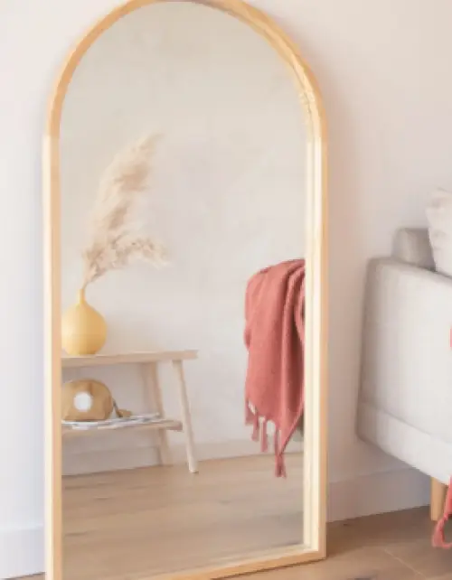 Maison du monde - miroir arrondi en bois