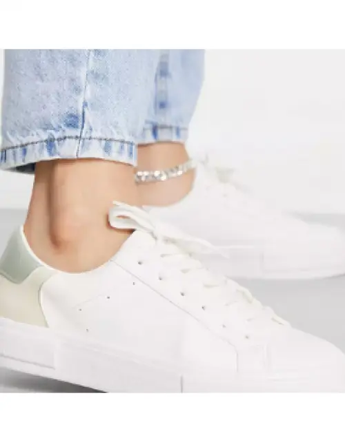 Pull&Bear - Baskets blanches basses