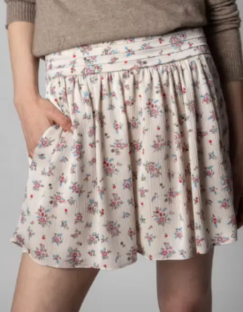 Zadig&Voltaire - jupe plissée à fleurs 