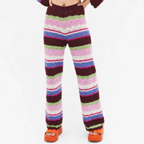 Monki - pantalon d'ensemble en crochet 