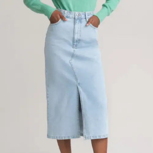 La Redoute - jupe longue en jean 