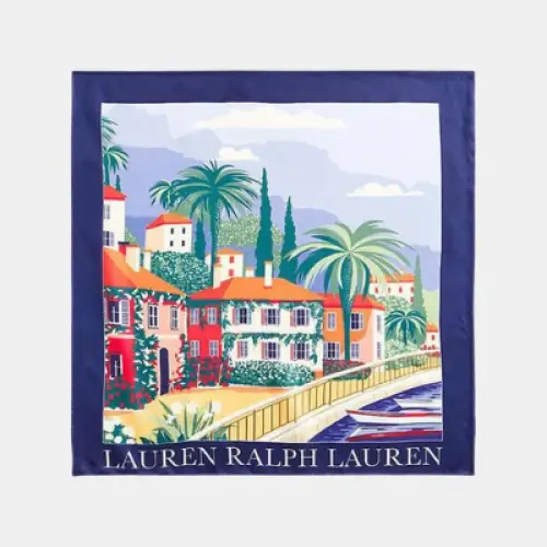 Lauren Ralph Lauren - Foulard paysage soie