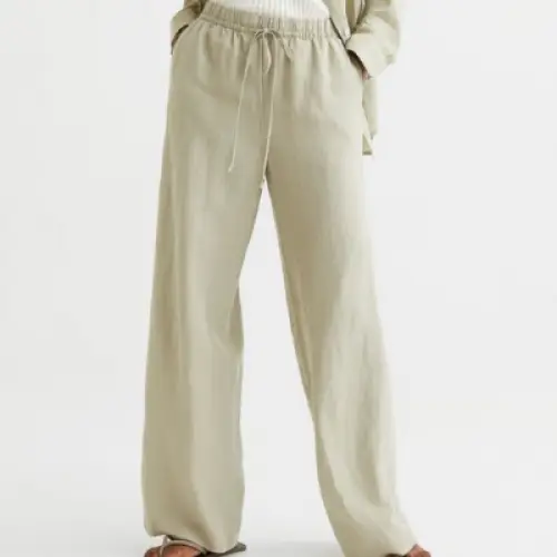 H&M - pantalon en lin 