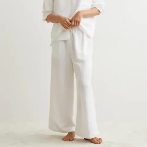 H&M - Pantalon ample en lin