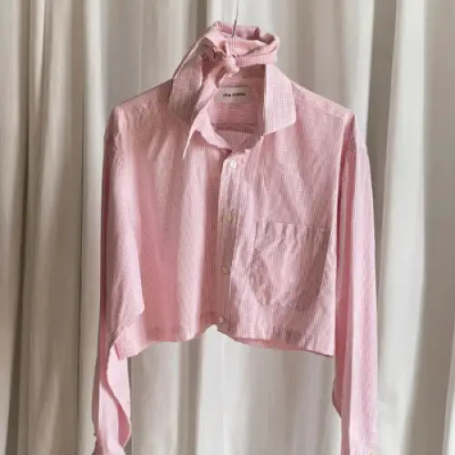 Jina Studio - Checked Pink Lady Shirt