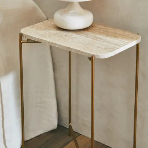 Zara Home - Table d'appoint en marbre