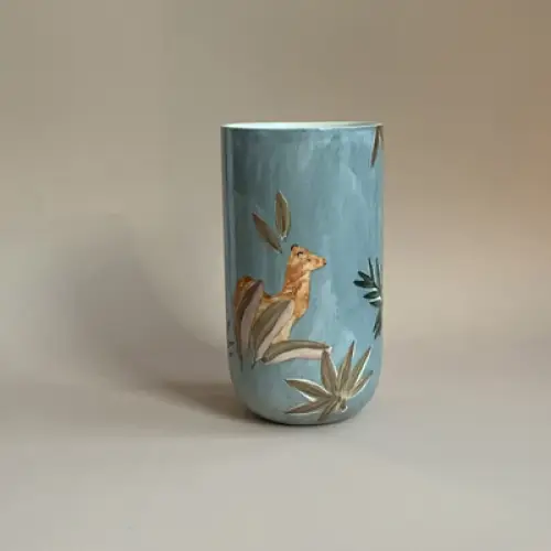 Season Paper - Grand vase dromadaire brume