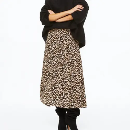 H&M - Jupe motif léopard
