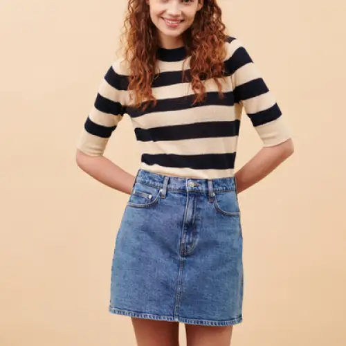 Comptoir des Cotonniers - Mini jupe en jean