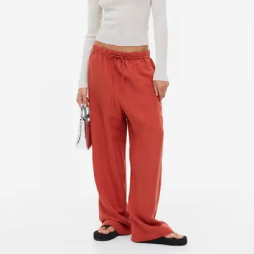H&M - Pantalon large en lin