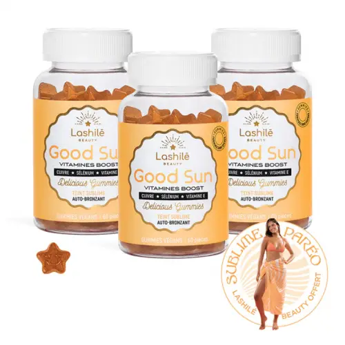 Lashilé Beauty - Good Sun - Vitamins Auto-bronzant - 3 mois
