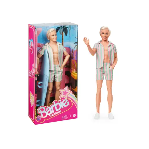 Barbie - Poupée Ken ensemble Plage Rayé