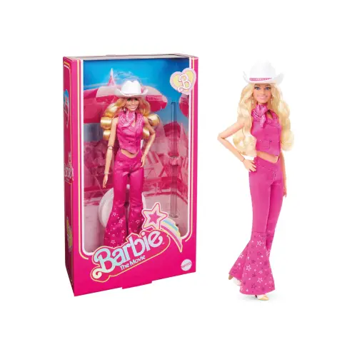 Barbie - Poupée tenue Western Rose 