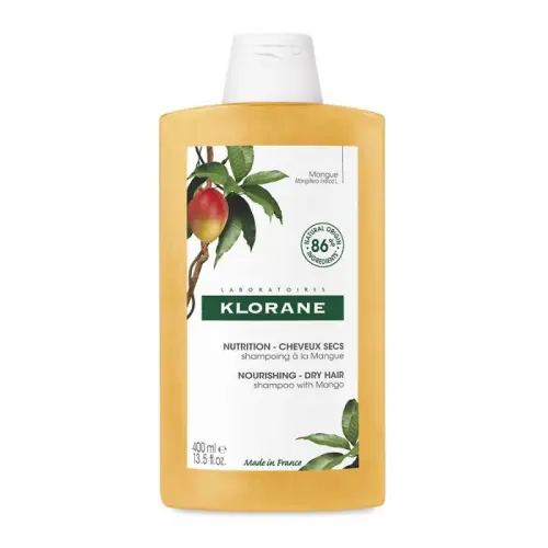 Klorane - Shampoing Nutrition à la Mangue pour Cheveux Secs